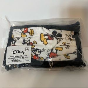 NWT. Cloth face Masks Authentic Disney Mickey Mouse Face Characters